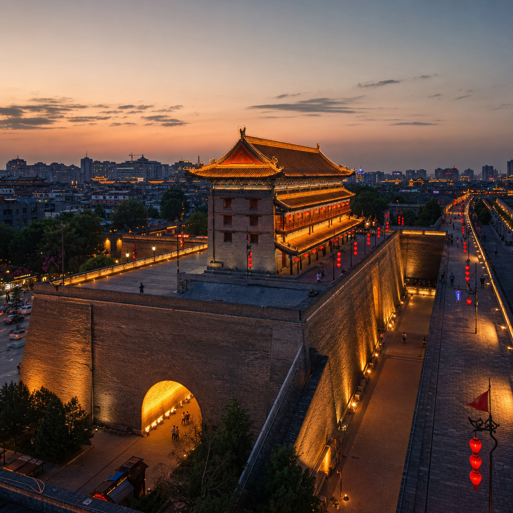 五月在西安城墙下看夜城，我第一次觉得历史不是课本里的东西 | Walking Xi'an's City Wall at Night in May Was the First Time History Stopped Feeling Like a Textbook