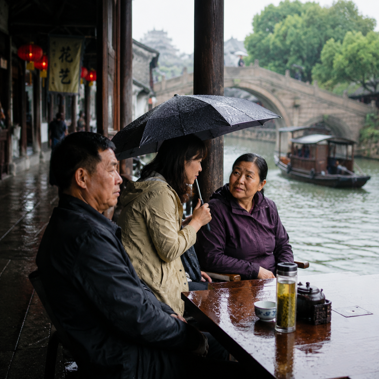 乌镇雨天细节图 / rainy detail in 乌镇