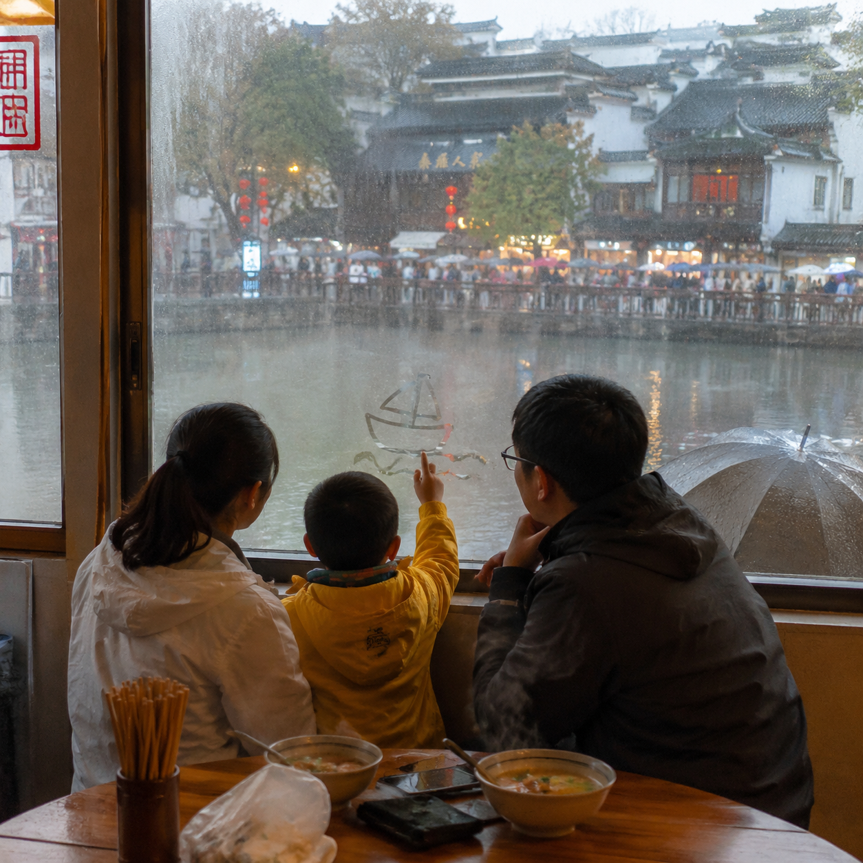 南京雨天细节图 / rainy detail in 南京
