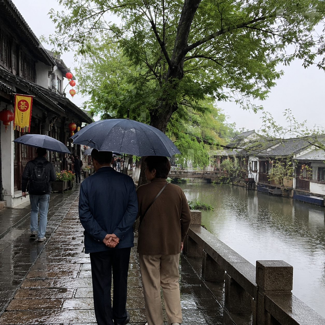 湖州雨天细节图 / rainy detail in 湖州