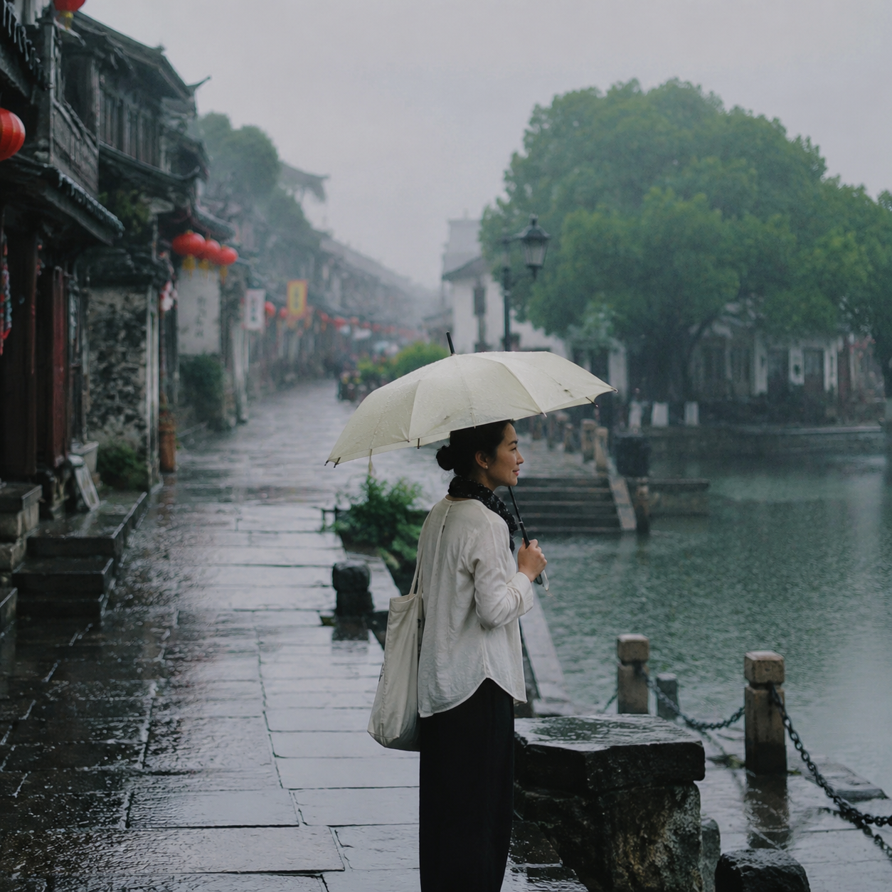 临海雨天细节图 / rainy detail in 临海
