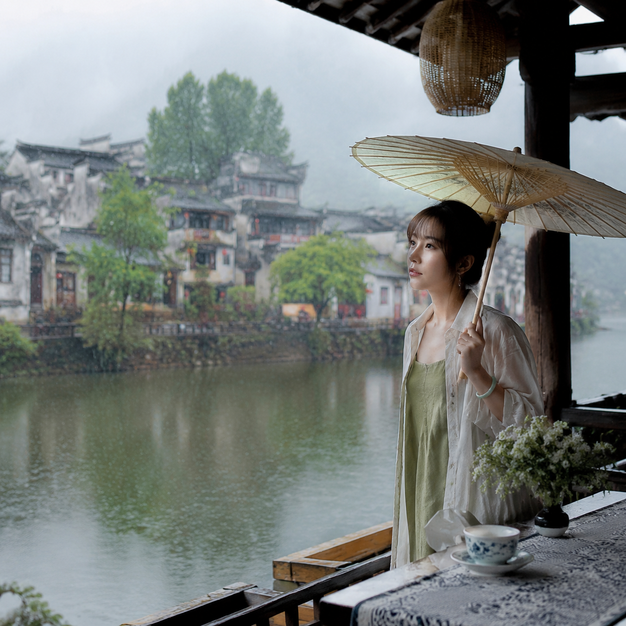 婺源雨天细节图 / rainy detail in 婺源