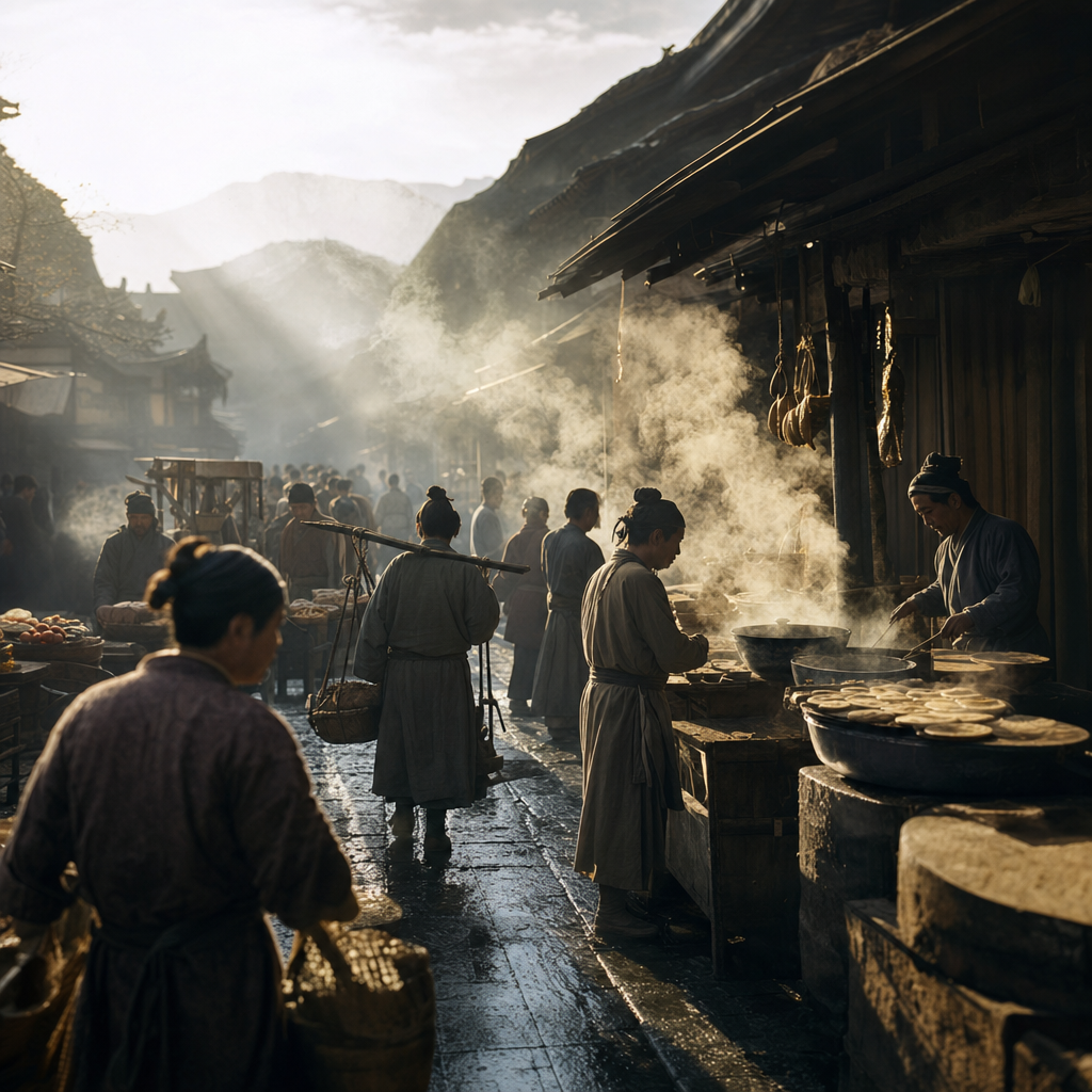天还没热起来，长安早市已经把一天的味道摆出来了 | Before the Heat Rose, Chang'an's Morning Market Had Already Laid Out the Flavor of the Day