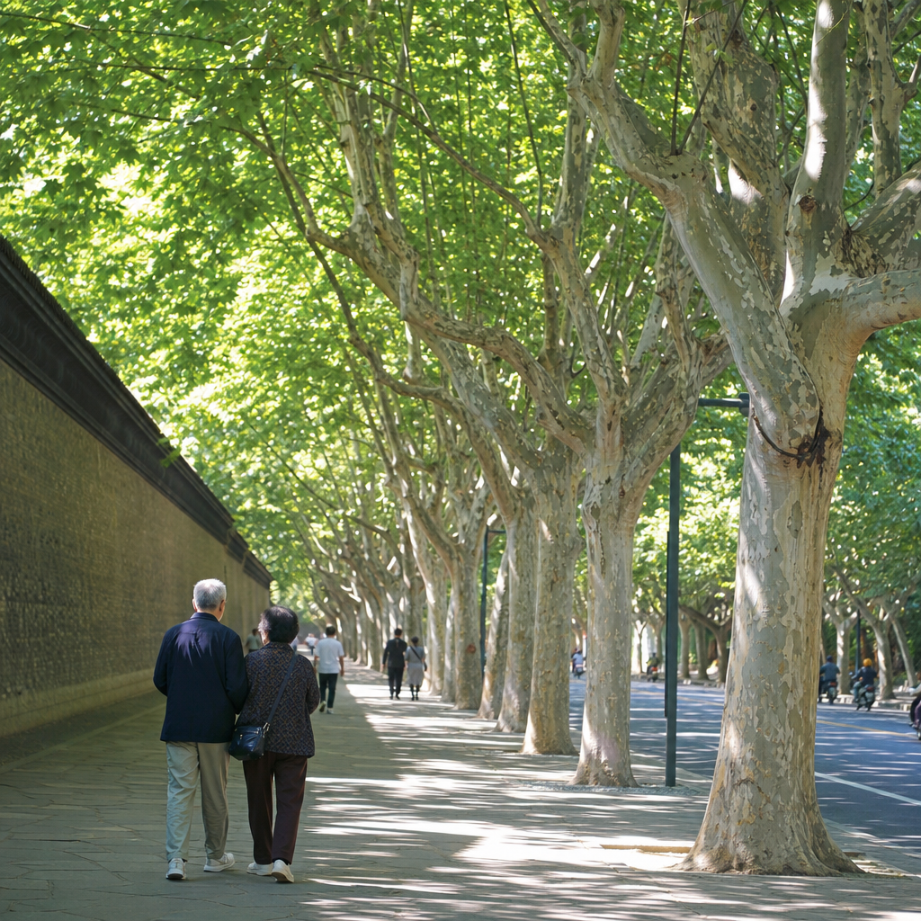 南京梧桐树下的阴影，让我懂得城市记忆不是口号 | Under Nanjing&rsquo;s Plane Trees, I Learned City Memory Is Not a Slogan