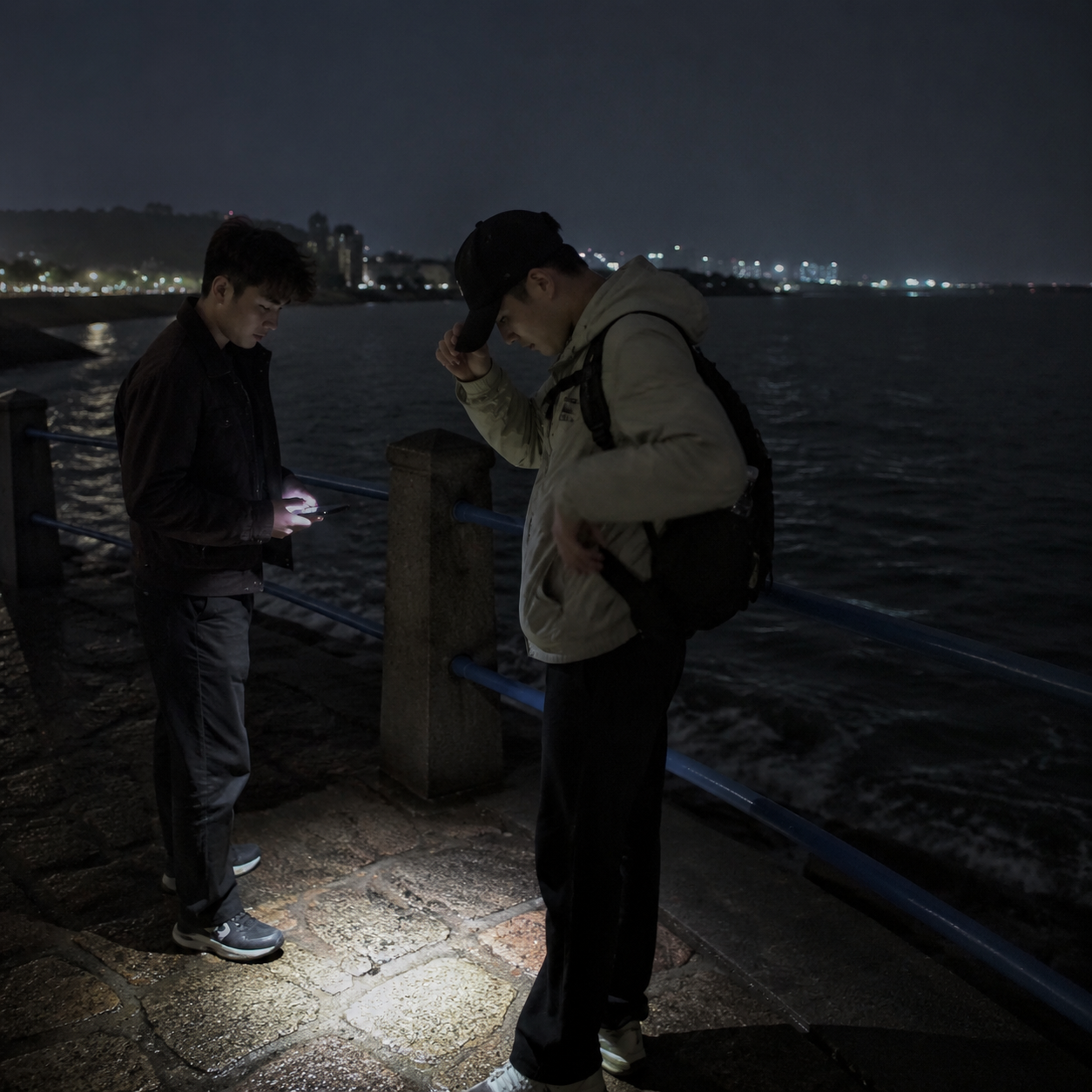 青岛夜里最重要的准备，不在背包里，而在你肯不肯及时收住脚步 | The Most Important Preparation for a Qingdao Night Is Not in the Bag but in Knowing When to Slow Down