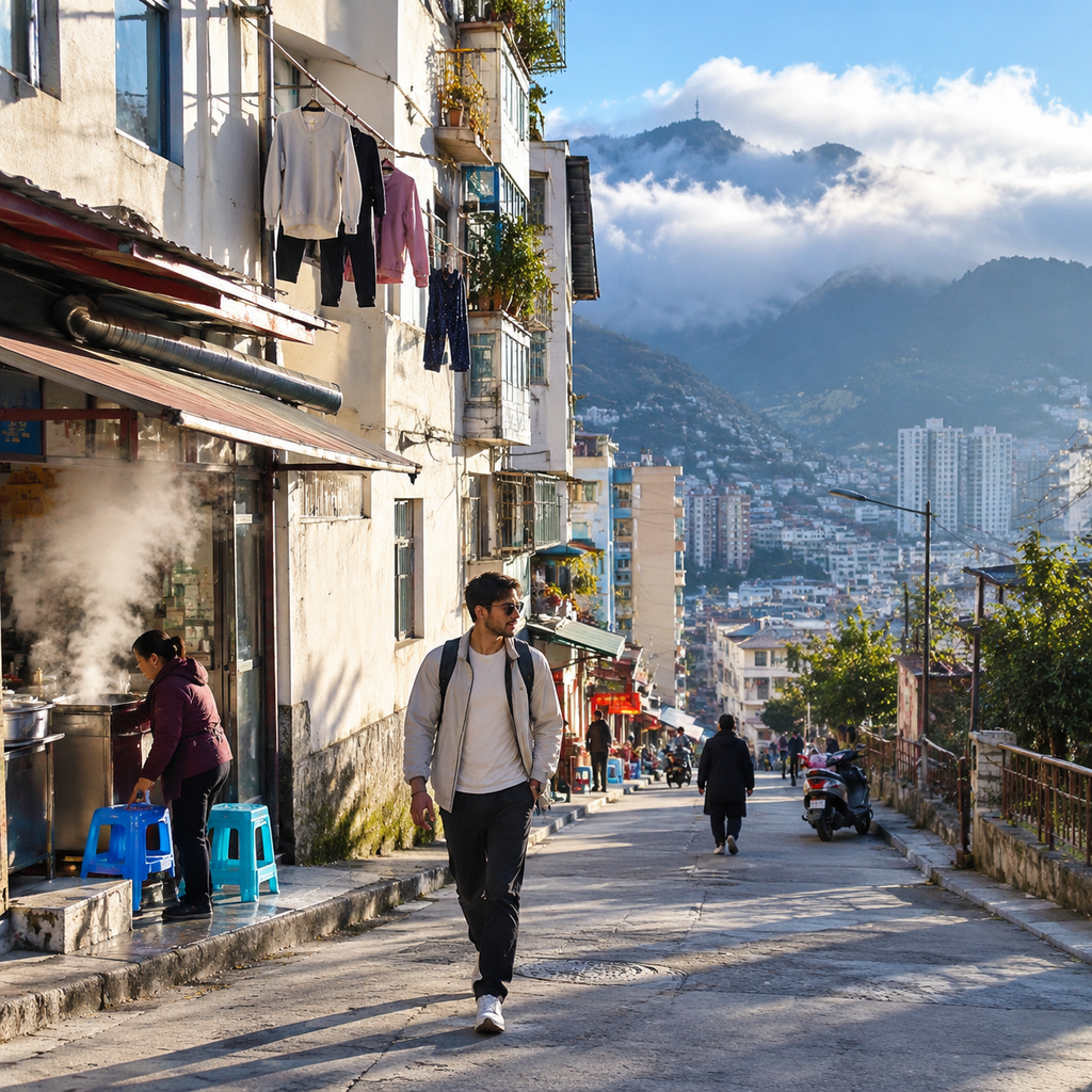 下车后先找薄外套,我在六盘水重新学会看天气 | I Looked for a Light Jacket First and Learned to Read the Weather in Liupanshui