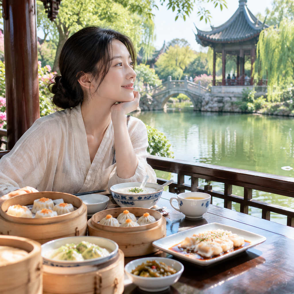 扬州早茶不是一张菜单：我在园林之间学会给一顿饭留时间 | Yangzhou Morning Tea Is Not Just a Menu