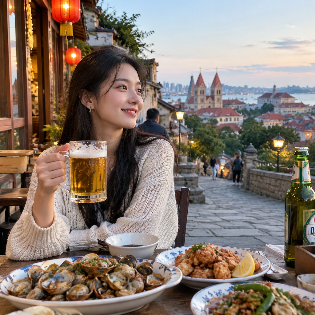 青岛的啤酒不只在海边喝：一顿旧城晚饭把我留下来 | Qingdao Beer Took Me Beyond the Coast for an Old-City Dinner