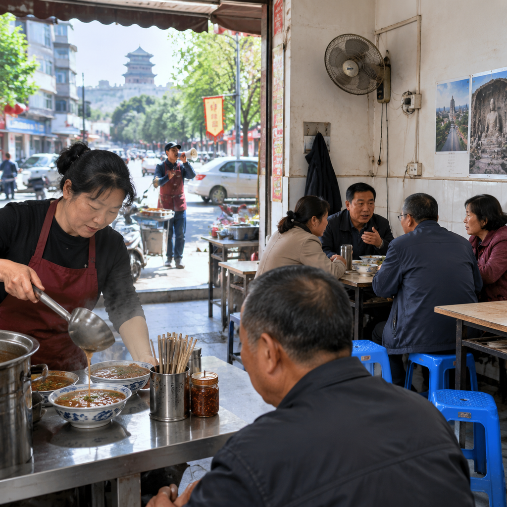 在洛阳看牡丹之外：一座古都的日常层次 | Beyond Peonies in Luoyang: The Everyday Layers of an Ancient Capital