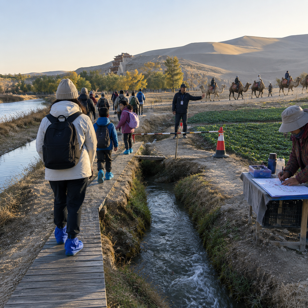 敦煌的绿洲边界，教我重新看地图 | Dunhuang&rsquo;s Oasis Boundary Taught Me to Read Maps Again