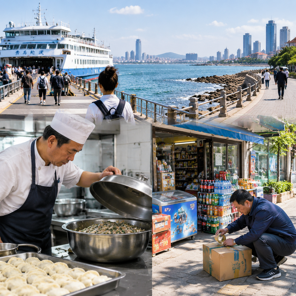 黄岛午后的鲅鱼饺子，让我把青岛轮渡坐成了一天 | Mackerel Dumplings in Huangdao Turned a Qingdao Ferry Ride into a Full Day