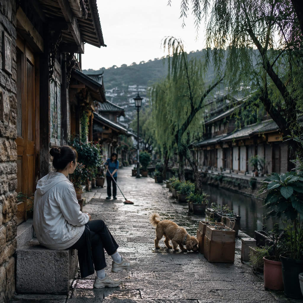 在丽江古城的石板路上,我学会把早晨留给自己 | On Lijiang’s Stone Streets, I Learned to Keep Mornings for Myself