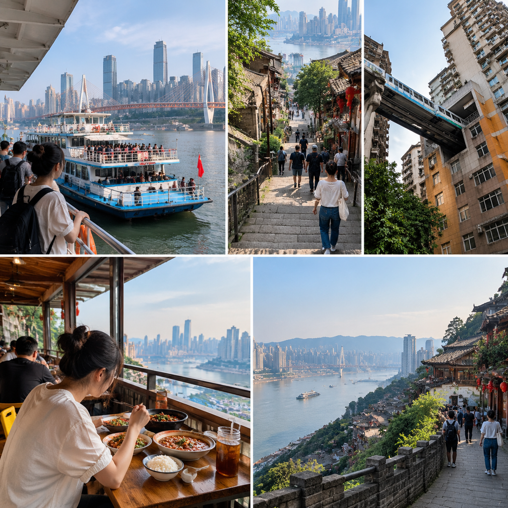 从重庆轮渡到山城巷,我用坡度而不是距离安排一天 | From a Chongqing Ferry to Shancheng Lane, I Planned a Day by Slope Rather Than Distance