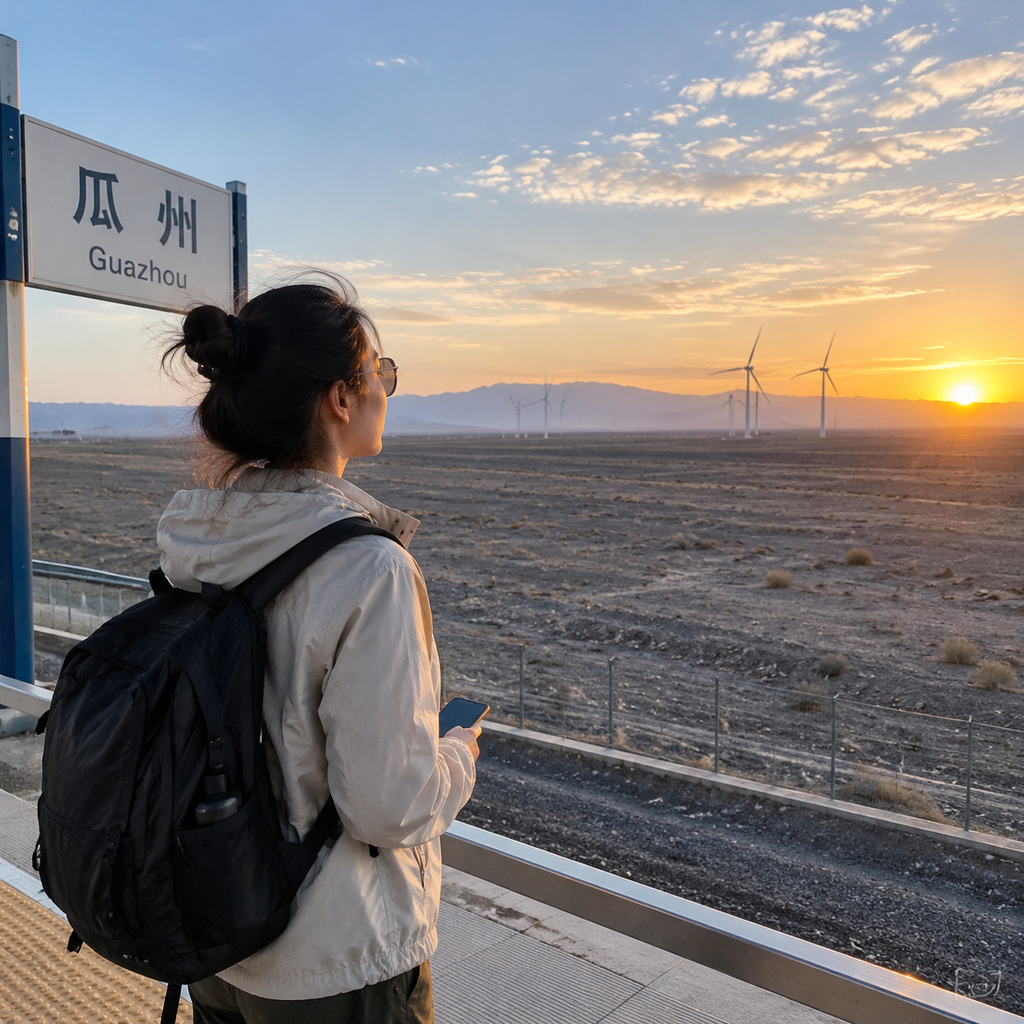 敦煌的月牙泉之后,我在瓜州听见戈壁的另一种安静 | After Crescent Lake, I Heard a Different Silence in Guazhou