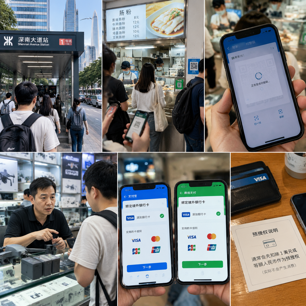 在深圳的地铁闸机与小店柜台之间,我给支付留了一条退路 | Between Shenzhen's Metro Gates and Small-Shop Counters, I Kept a Payment Way Back
