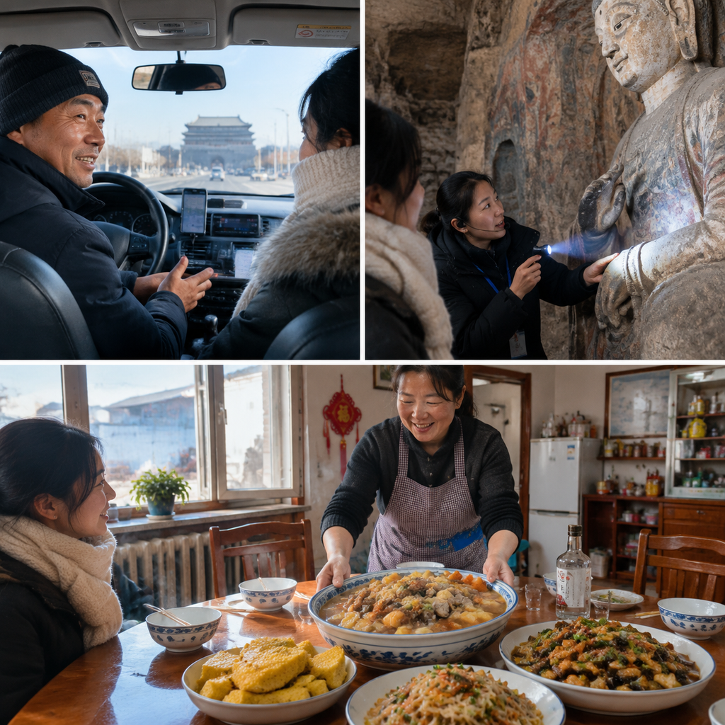 从云冈石窟到大同面食,我用两种细节读一座北方城市 | From Yungang Grottoes to Datong Noodles, I Read a Northern City Through Two Kinds of Detail