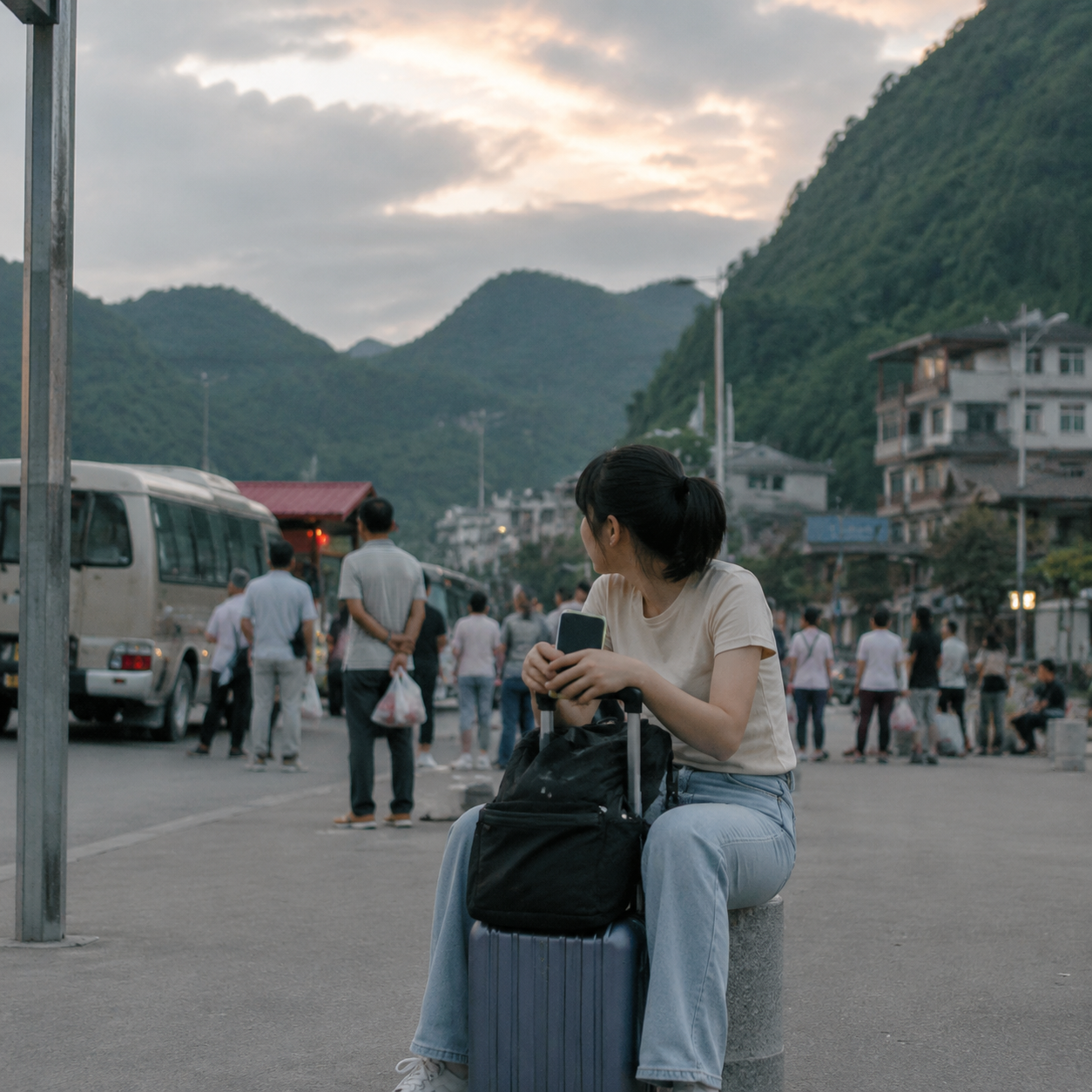 兜里留一点现金，让我在小镇车站不慌 | Keeping a Little Cash Helped Me Stay Calm at a Small-Town Station