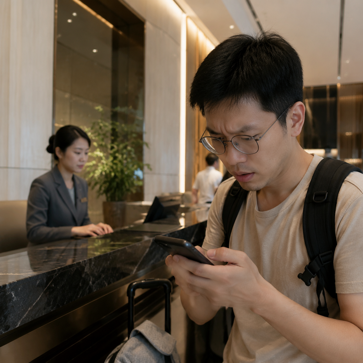 酒店前台帮我确认订单时，我学会别只依赖邮箱 | At a Hotel Front Desk, I Learned Not to Rely Only on Email