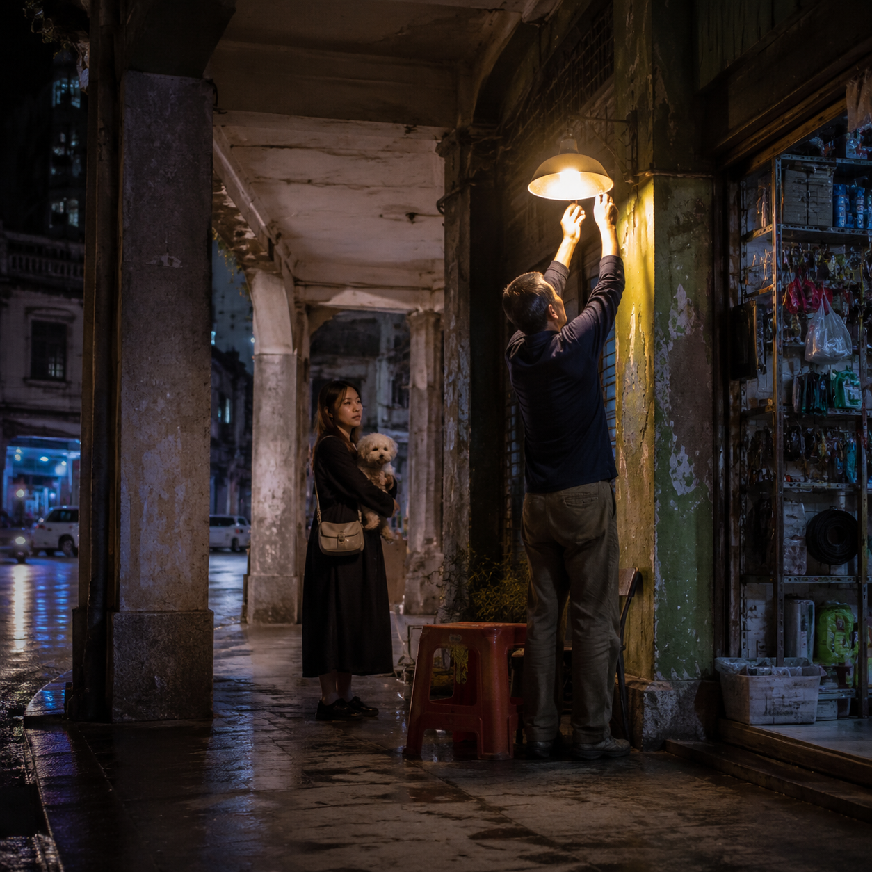 开元路那盏旧灯亮起来时，我才走进厦门的夜里 | I Entered Xiamen&rsquo;s Night When That Old Lamp Lit Up on Kaiyuan Road