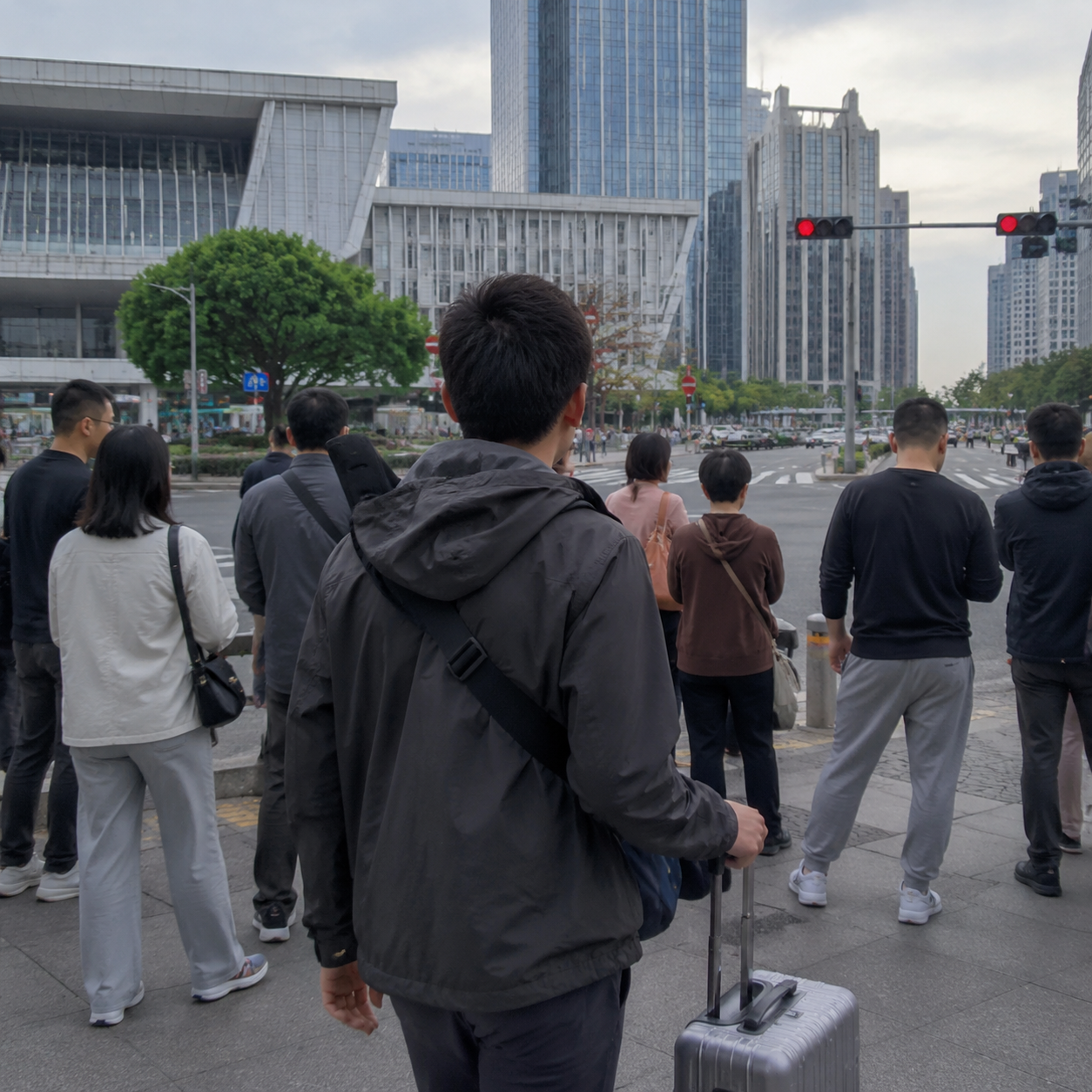 站在深圳北站外第一个红灯前，我开始读懂这座城的速度 | At My First Red Light Outside Shenzhen North, I Began to Read the City&rsquo;s Speed