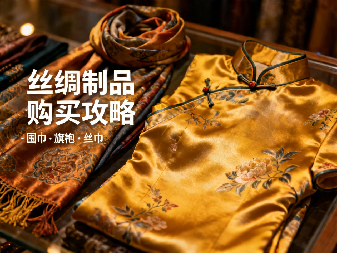 丝绸制品购买攻略：围巾旗袍与丝巾