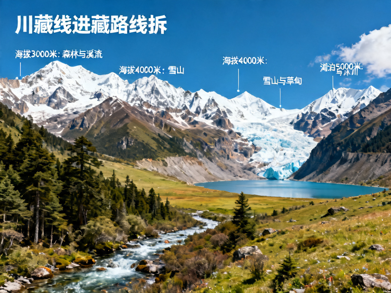 川藏线进藏路线拆解与海拔应对