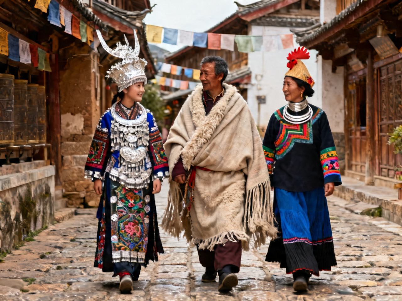 少数民族服饰巡礼：苗族藏族彝族 | Ethnic Minority Costumes: Miao, Tibetan & Yi