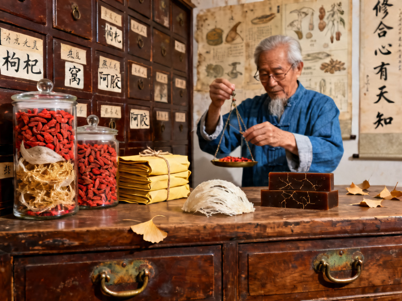 中药材与养生礼品：枸杞燕窝阿胶 | Chinese Herbal Gifts: Goji, Bird's Nest & Ejiao