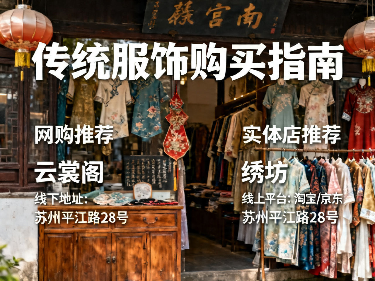 传统服饰购买指南：网购与实体店推荐 | Where to Buy Traditional Chinese Clothing