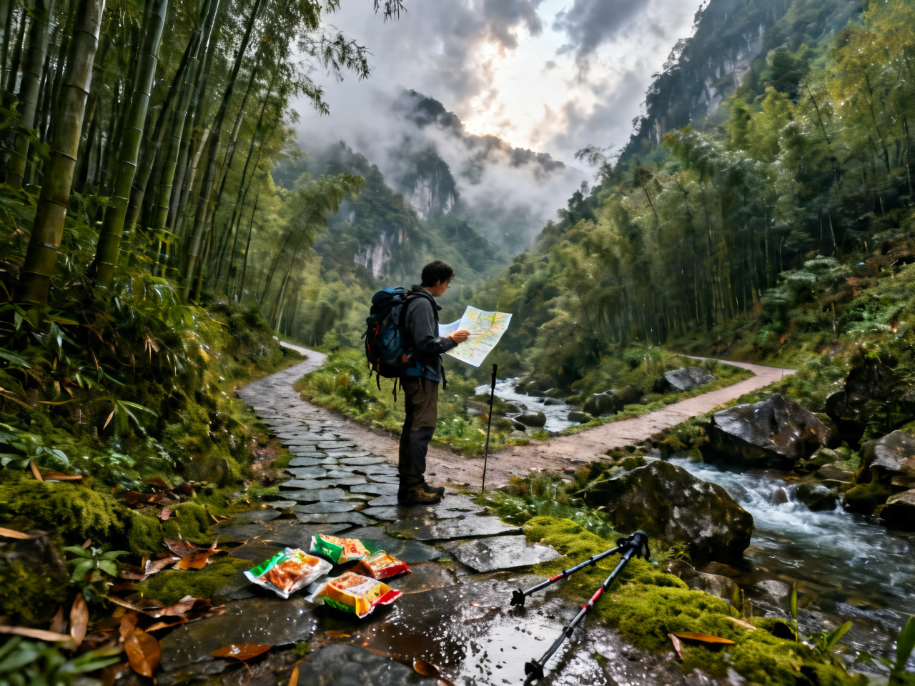 我在贵州山里迷了七天路