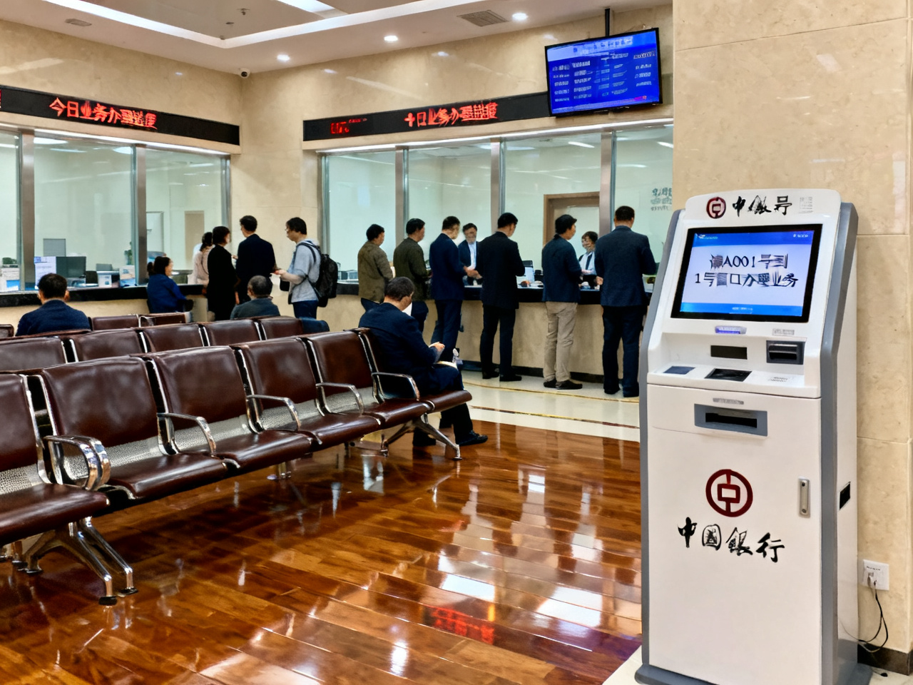 第一次一个人进中国银行，我学会先取号再去找窗口 | The First Time I Entered a Chinese Bank Alone, I Learned to Take a Number Before Looking for a Counter