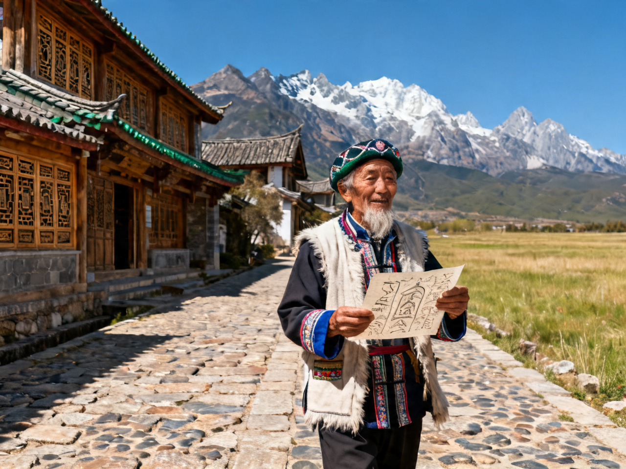 丽江古城深度游：纳西文化与雪山美景