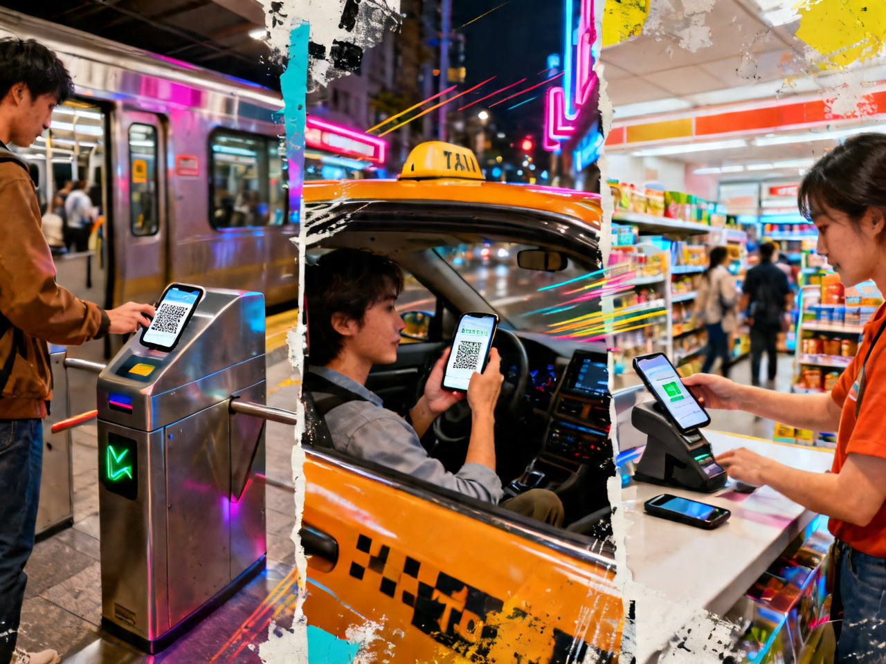 地铁、打车、便利店：三大场景手机支付实战 | Subway, Taxi & Convenience Store: Mobile Pay in Action