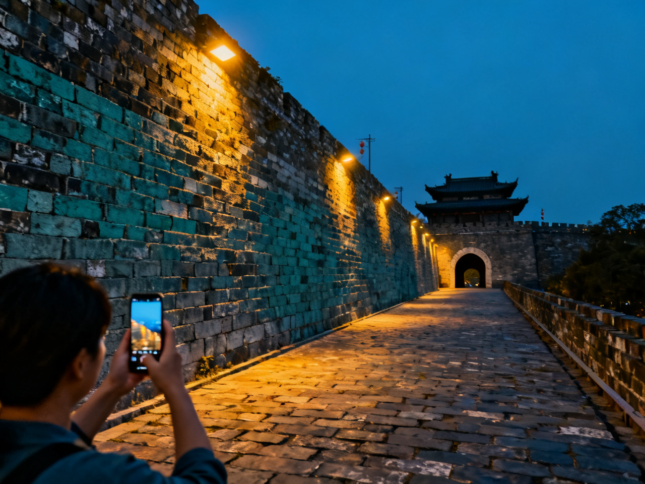 南京城墙夜走笔记：历史不是展板，是脚下的坡度 | Night Walk on Nanjing City Wall: History Felt Through the Slope