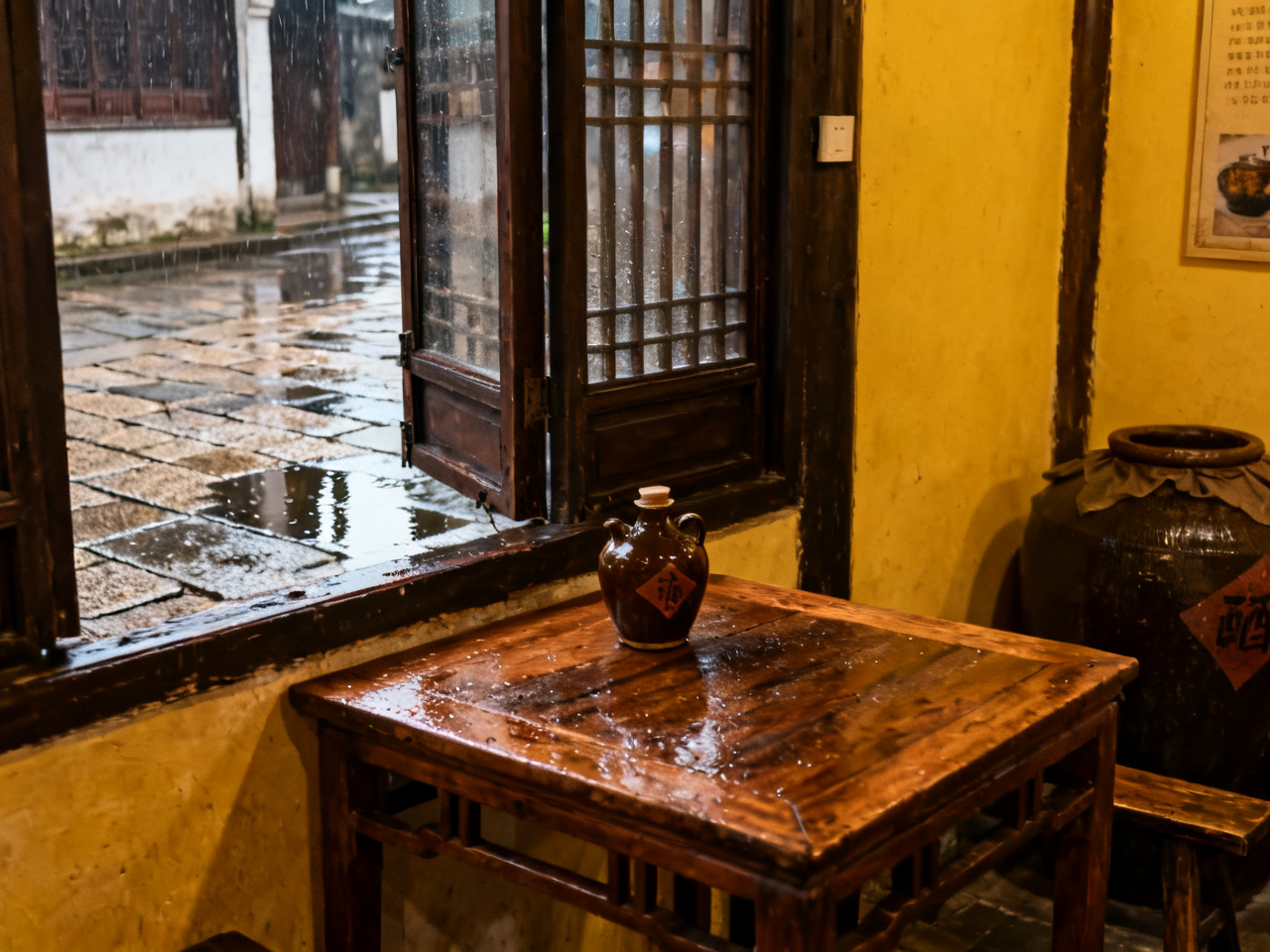 雨后的绍兴黄酒馆里，老板一句话让我重新理解&ldquo;慢&rdquo; | In a Shaoxing Yellow Wine Tavern After Rain, One Sentence Changed How I Understood Slowness