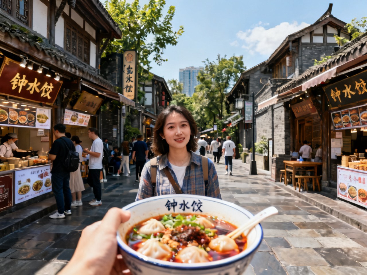 我在成都宽窄巷子喝盖碗茶：坐下来才看见成都节奏 | Sitting Down for Gaiwan Tea in Kuanzhai Alley, Chengdu